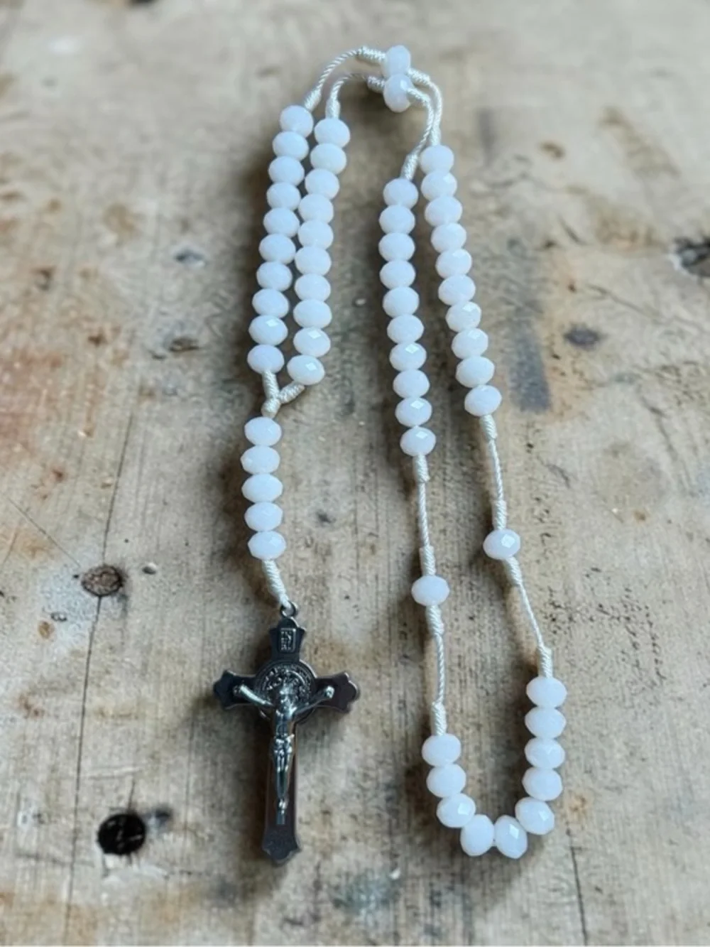 🫶🏻 Large Heavy Rosary 3” Cross